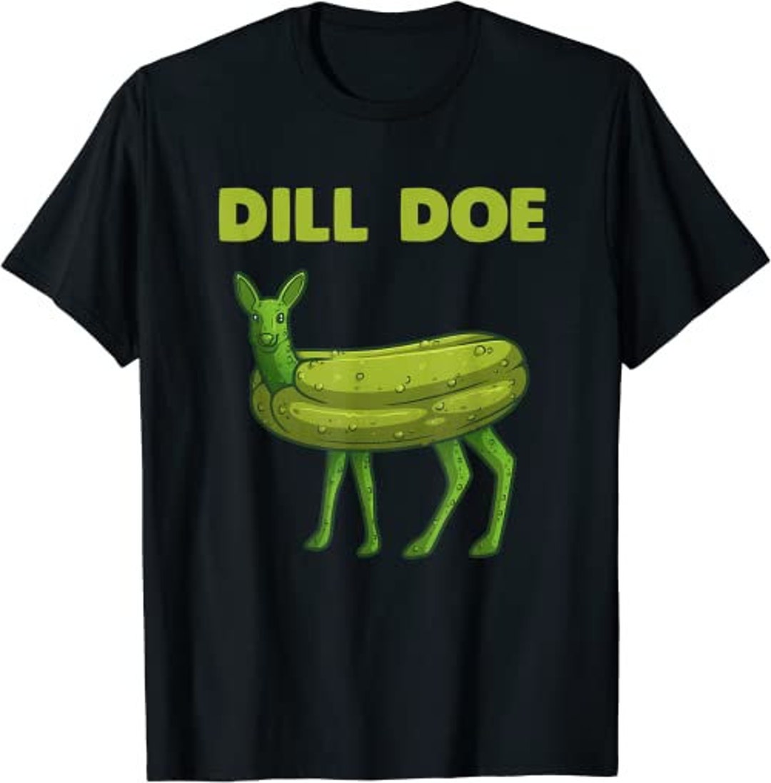 Funny Pickle Art Men Women Dill Doe Deer Green Dill Pickle Etsy UK