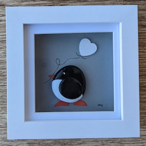 Mini Frame: Penguin with Balloon