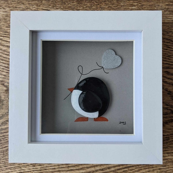 Mini Frame: Penguin with Balloon