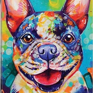 French bulldog pdf cross stitch pattern image 1