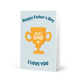 Tarjeta del Día del Padre - Mi mejor papá, te amo
