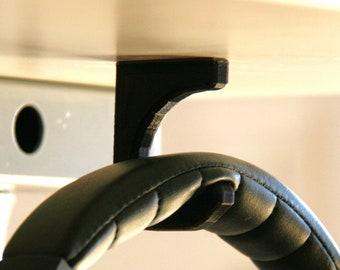 Headphone Stand - Headphone Holder Universal - Under Table - Headphone Holder - Office - Headset Holder - Table Hook