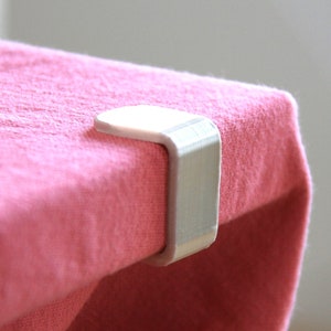 150 Pieces Table Skirting Clips Clear Tablecloth Clips For - View #4