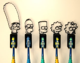 Porte-brosse à dents Simpson Edition - La famille Simsons - Accrochez la brosse à dents