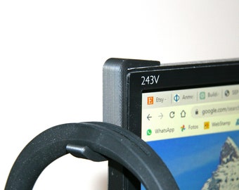 Monitor Headset Holder - Headphone Holder for Screen - Handbags Holder for Cabinet - Purse Holder - Table Hook