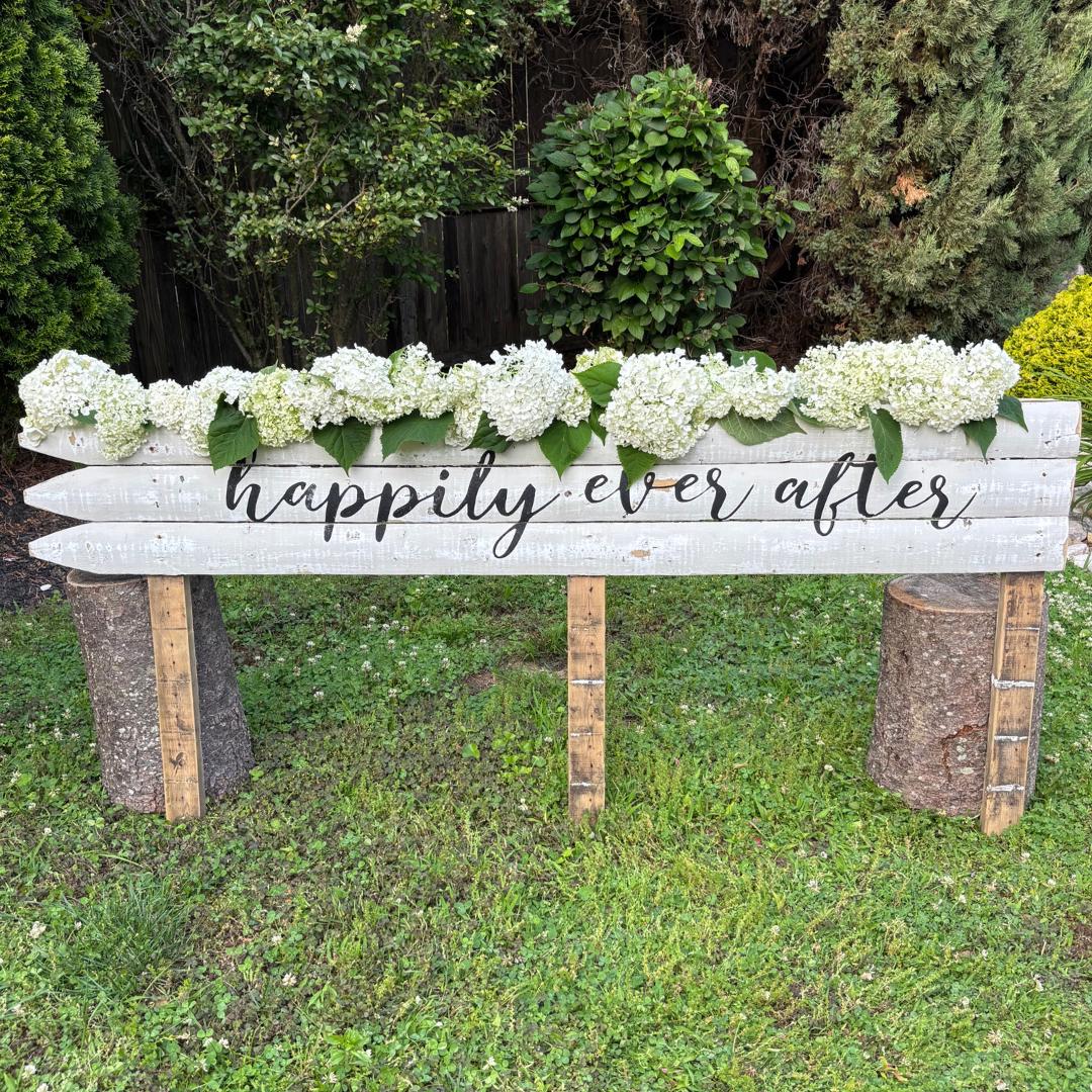 Rustic Wedding Directional Wood Arrow