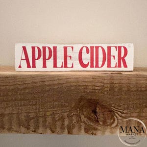 Apple Cider Sign