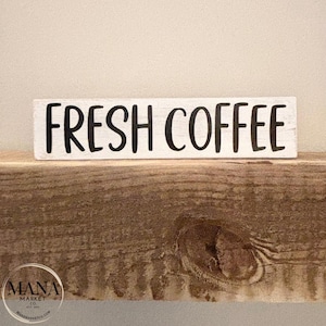 Coffee Bar Sign and Deocr
