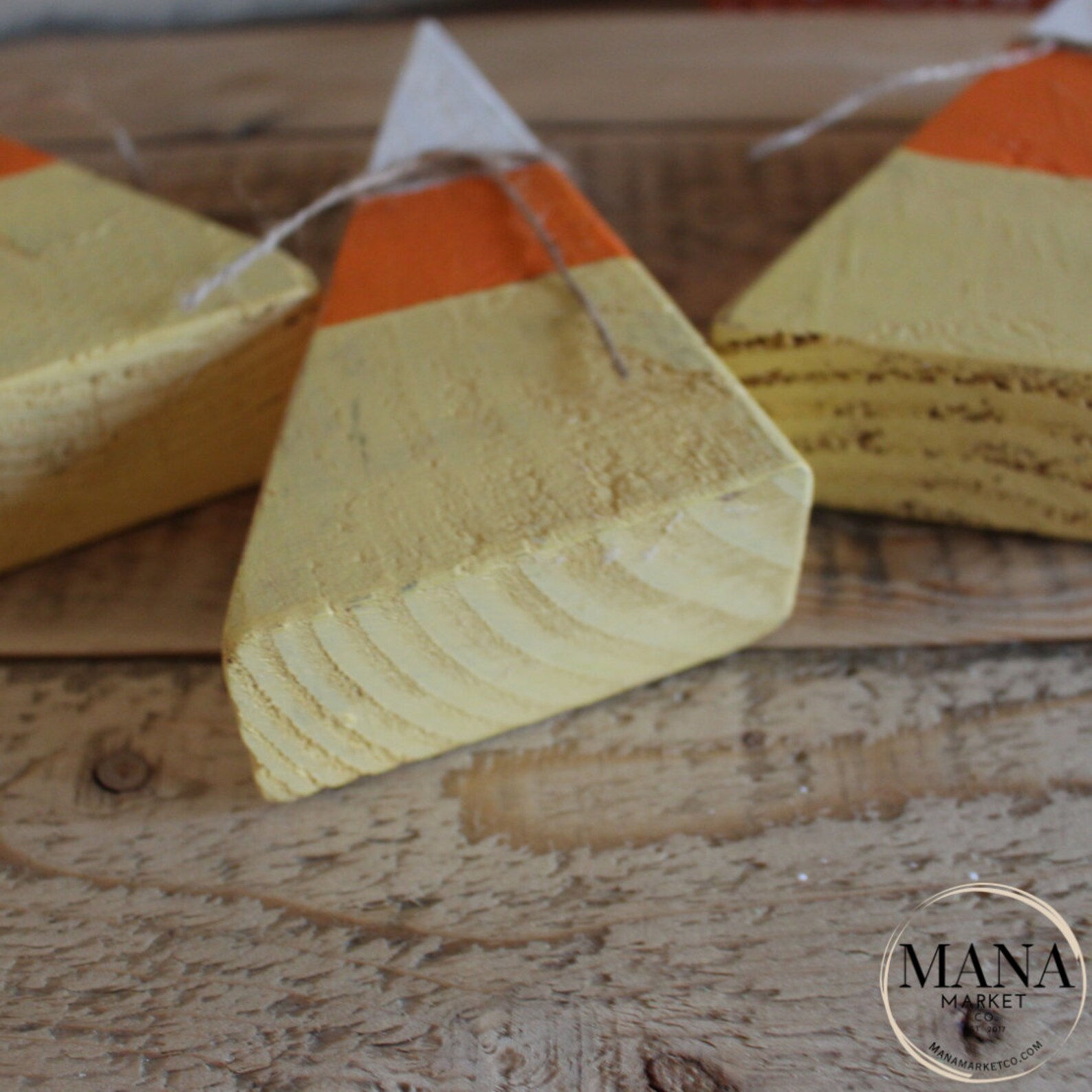 Candy Corn Decor, Wood Candy Corn Fall Tiered Tray Decor , Fall Decor ...