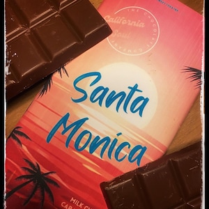 Santa Monica Chocolate Bar by California Soul Chocolate.