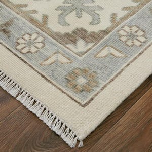 Hand Knotted Rug, Handmade Rug, Knotted Oushak Rug,Modern Oushak Rug, Wool Oushak Rug, Wool Area Rug for Living room, bedroom, Dining area