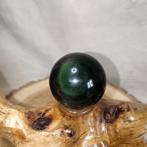 Celestial eye obsidian sphere 3.5cm