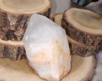 Grande pointe brute quartz