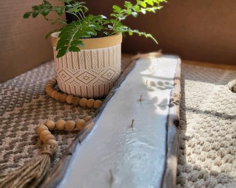 22'' Handcrafted Rustic Dough Bowl Candle, 7 wick, Scented Candle, Rustic Home Decor, , Farmhouse Candle, Farmhouse Decor,