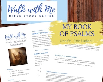 Psalms - Sharing It All With God - Childrens&#39; Bible Study