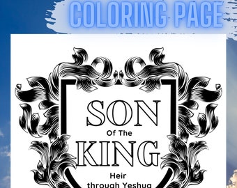 Son of the King Coloring Page