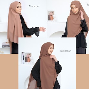 Instant Khimar-ritssluiting vierkant / | Directe hijab | Instant hijab niqaab