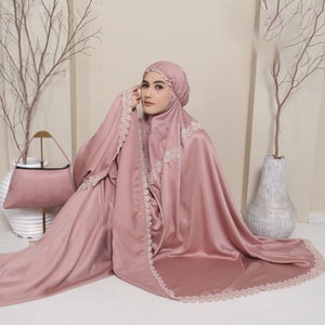 Muslim prayer dress for women 2IN1 Aleena Series / Islamic prayer dress / Islamic prayer clothes / Prayer clothes for muslim women