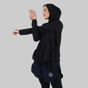 Outer Sport Hijab with rope variations | Instant hijab | Active Hijab | SP07
