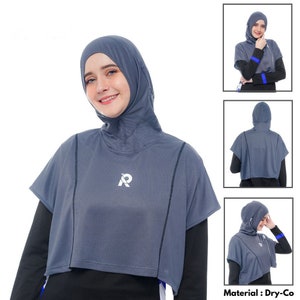 Hijab Sports Earphone friendly | Instant hijab | Active Hijab | SP01