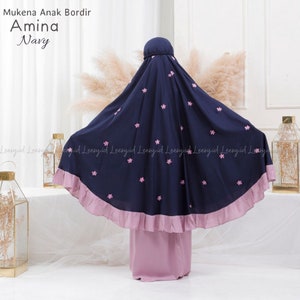 Muslim prayer dress for kids girls / Islamic prayer dress / Islamic prayer clothes / Prayer clothes for muslim kids /kid girls image 5