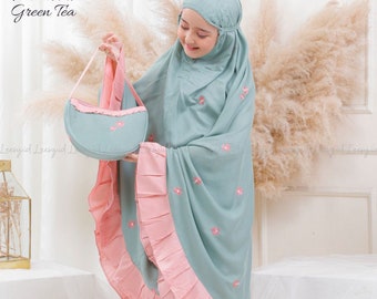 Muslim prayer dress for kids girls /  Islamic prayer dress / Islamic prayer clothes / Prayer clothes for muslim kids /kid girls