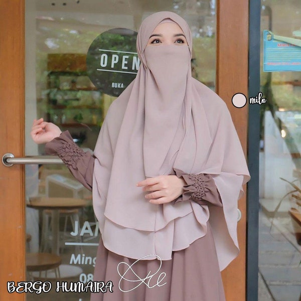 Khimar bergo khumaira | Instant Hijab | Instant hijab niqab