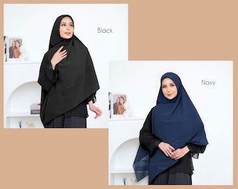 Instant Khimar Zipper Square / | Omedelbar hijab | Omedelbar hijab niqab