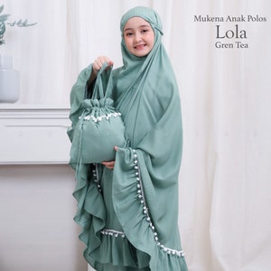 Muslim prayer dress for kids Lola Series / Islamic prayer dress / Islamic prayer clothes / Prayer clothes for muslim kids