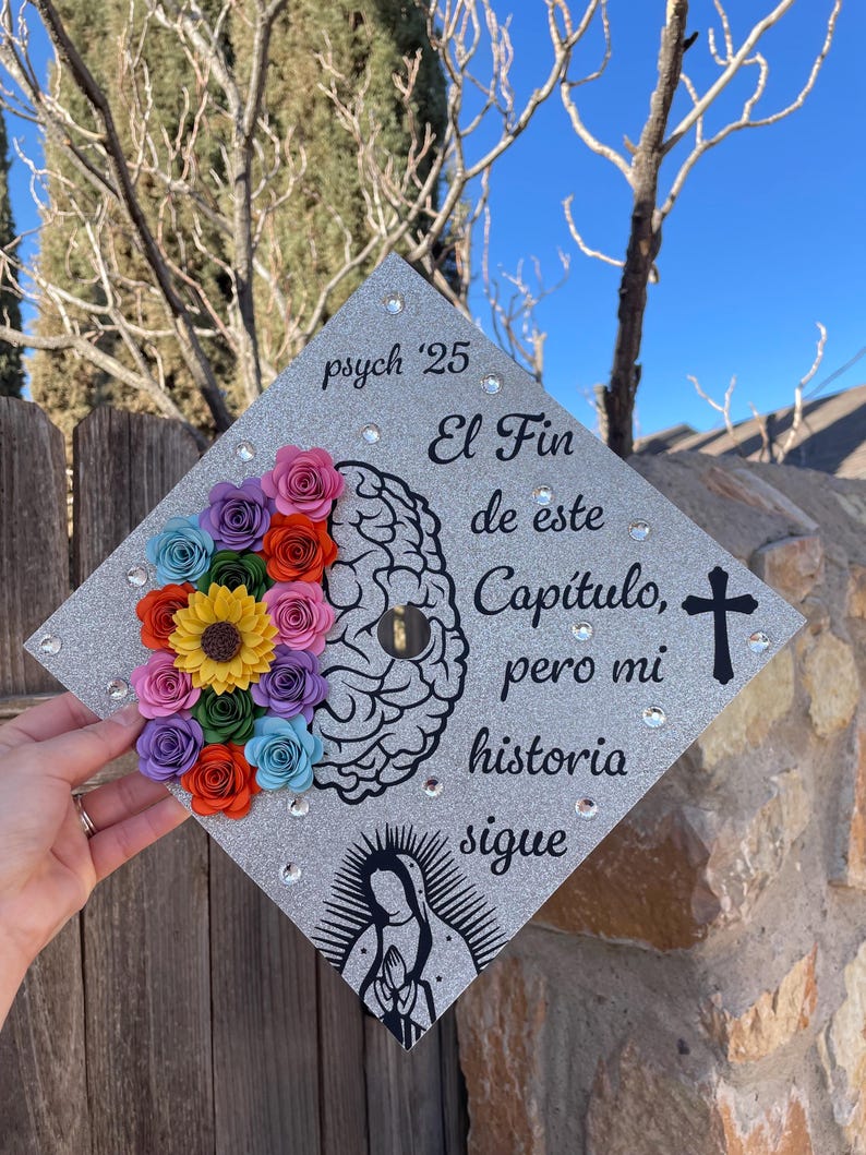 Psychology Grad Cap Graduation Topper Custom Topper Grad Cap Design Cap ...