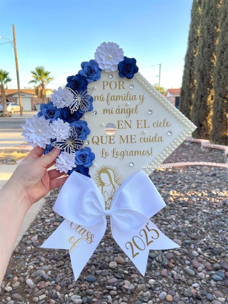 Graduation Topper Virgencita Grad Cap 2026 Graduate Cap Decor Cap ...