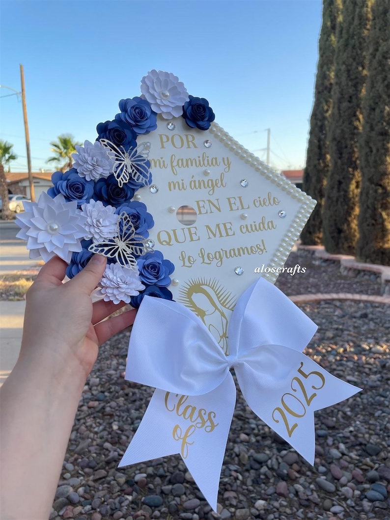 Graduation Topper Virgencita Grad Cap 2026 Graduate Cap Decor Cap ...