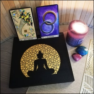 Porte cartes tarot & oracle divinatoire