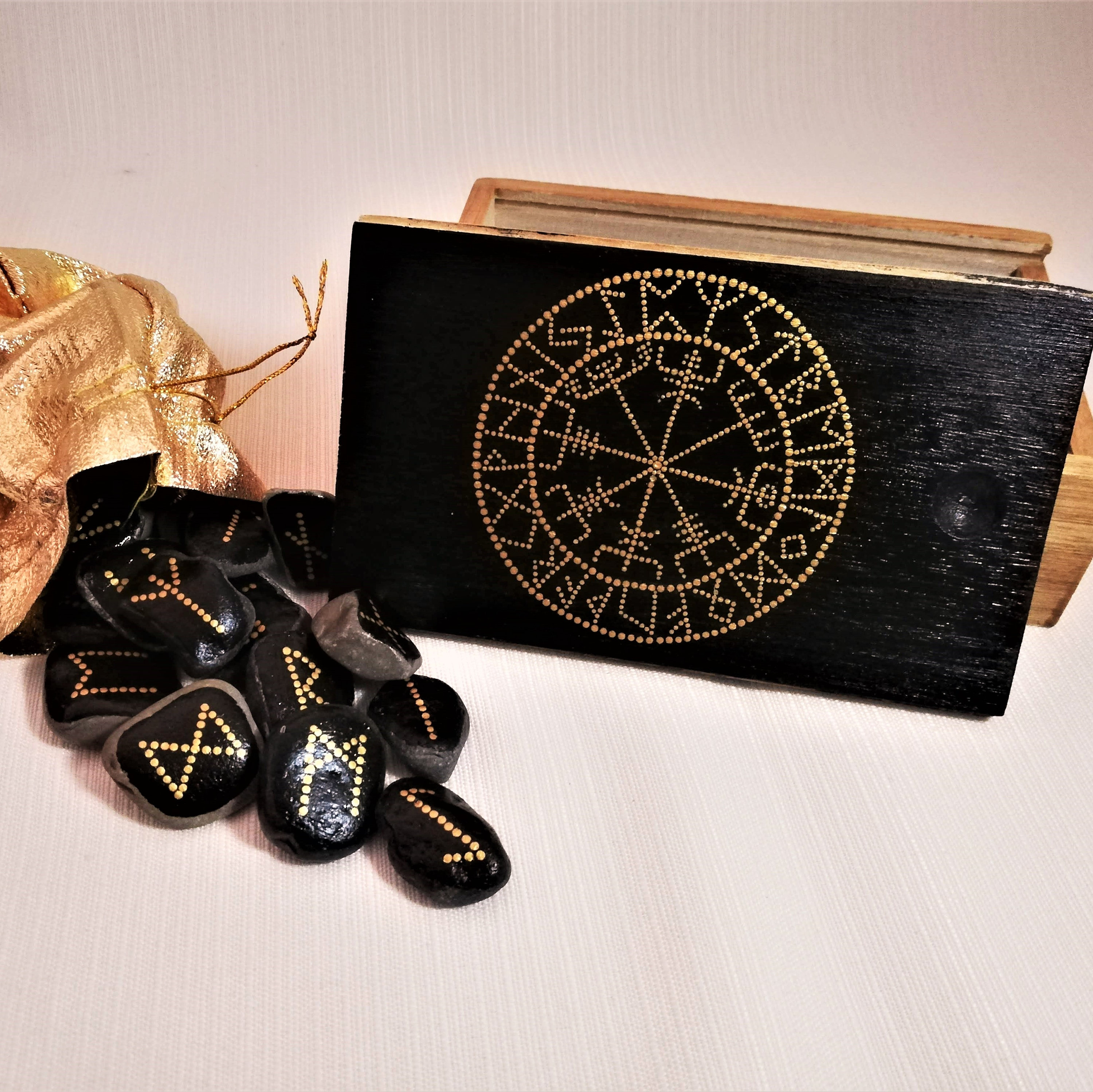 Runes Viking Galets - Plusieurs Modèles