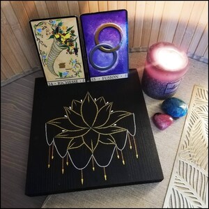 Porte cartes tarot & oracle divinatoire
