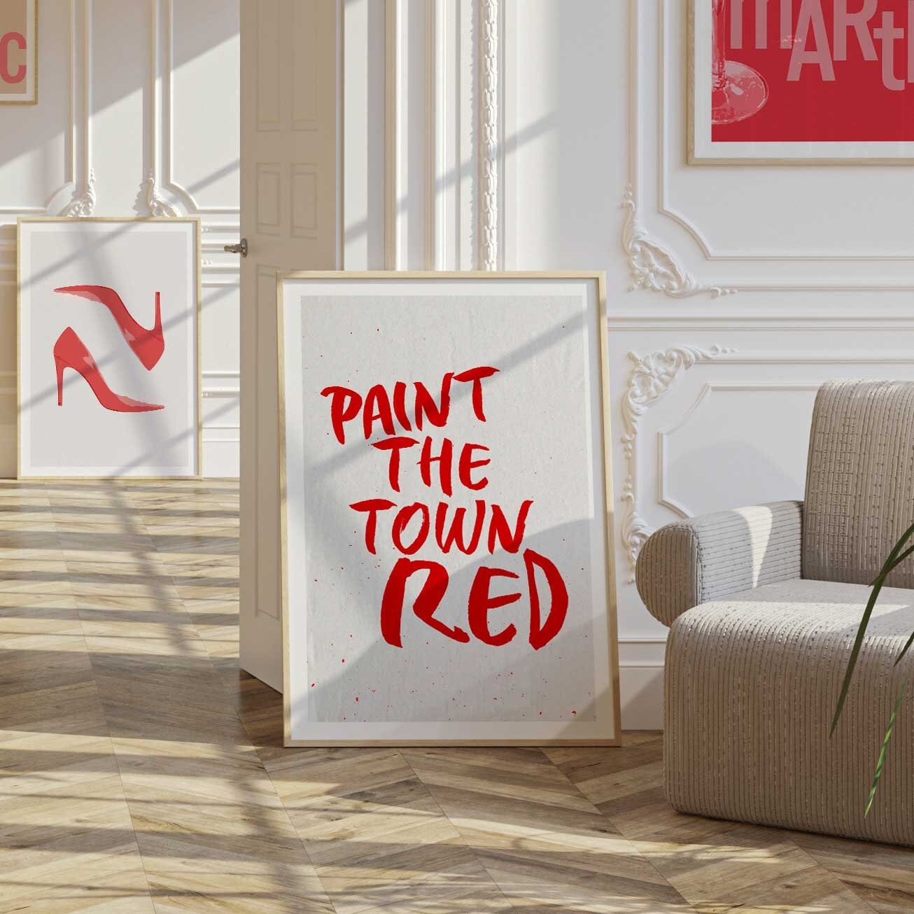 Paint The Town Red Poster