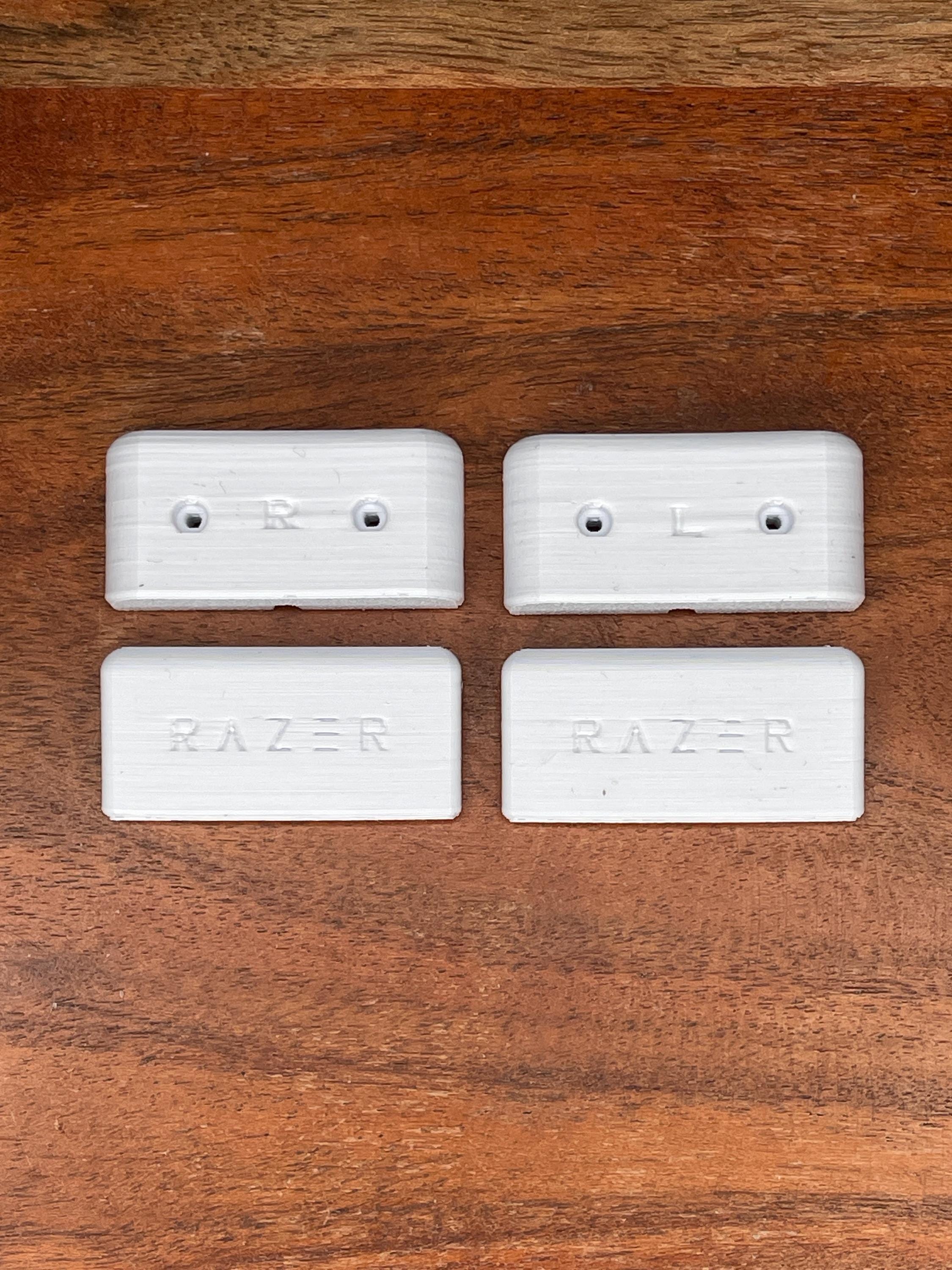 Hinge For Razor Blade White Razer Blackshark V2 Pro 2023 or Newer Hinge Replacement Kit ...