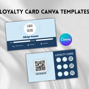 Modelo de cartão de fidelidade, cartão de fidelidade faça você mesmo, cartão de visita, modelo editável do Canva, negócio de lavanderia, lavanderia personalizada, cartão de recompensa