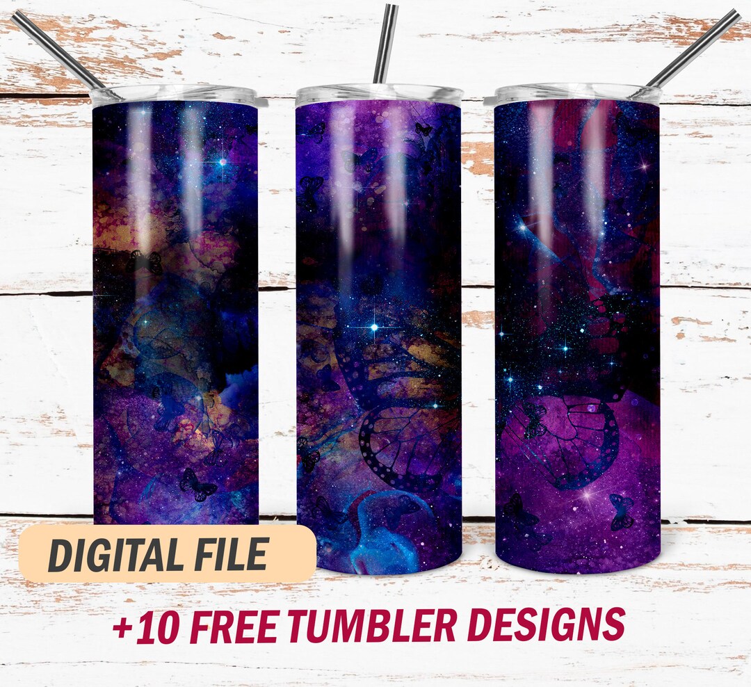 20 Oz Skinny Tumbler Wrap Png File for Sublimation Dark - Etsy Australia