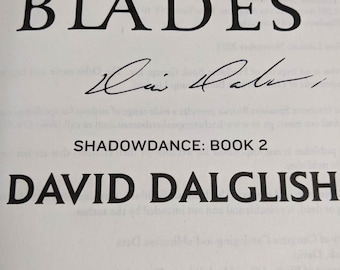 May include: A Dance of Blades, Shadowdance: Book 2 by David Dalglish. The book cover features the title in black text on a white background. The author's name is also in black text.