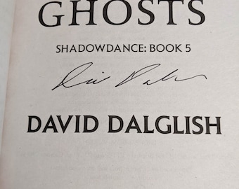 May include: A Dance of Ghosts book cover with the title and author's name, David Dalglish. The book is part of the Shadowdance series, book 5.