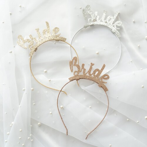 Glitter Bride to Be Headband Bride Headband Glitter Hens Etsy Australia