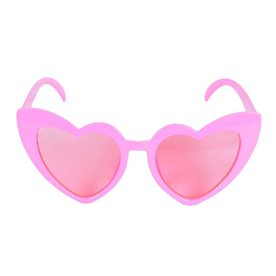 Pink Heart Glasses Cat Eye Glasses Bridal Shower Glasses Etsy
