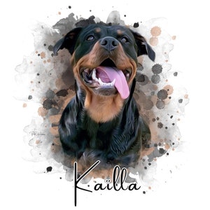 Custom Pet Portrait, Personalized Gift, Custom Canvas, Pet Portrait Custom, Pet Loss Gift, Pet Portrait Painting, Pet Memorial, Dog Sketch,