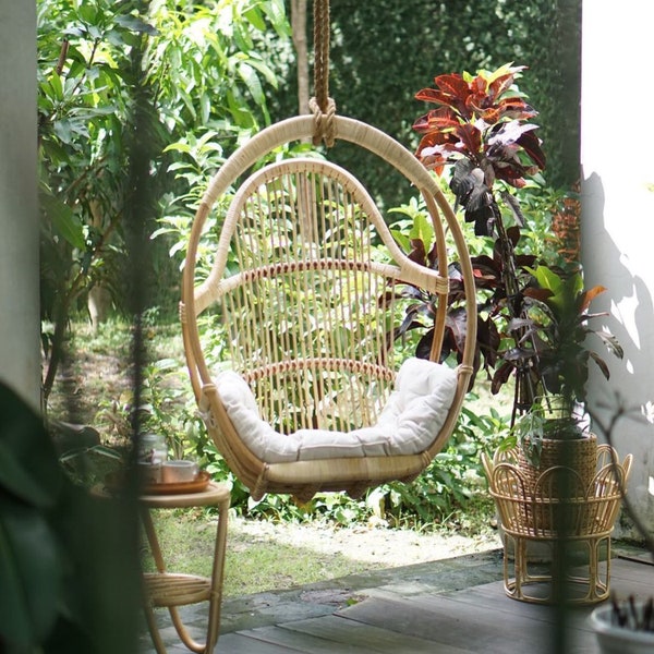 Hanging Rattan Chair Etsy