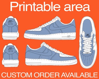 Air force 1 personalizadas. Zapatillas Nike pintadas a mano.