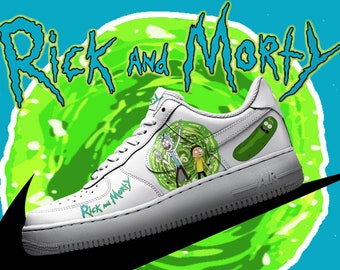 rick and morty air force 1