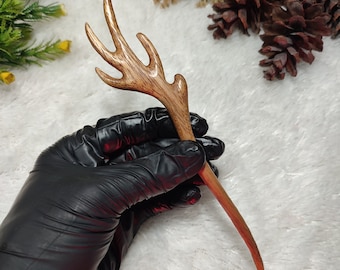 Antler hair fork discount