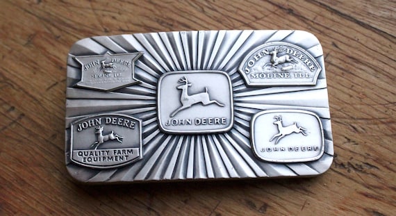 1987 Silver John Deere Buckle *New*