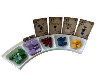 Pendulum Game Piece Holder – 5 Slot Organizer for Board Games